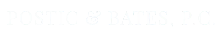 Business logo for Postic & Bates, P.C.